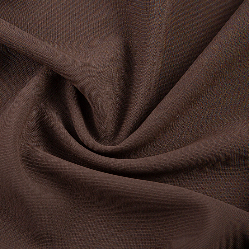 HY297 Koyu kahverengi 260GSM 150D mat filament dört taraflı streç çift katmanlı kumaş polyester 4 yönlü streç mayo kumaşı